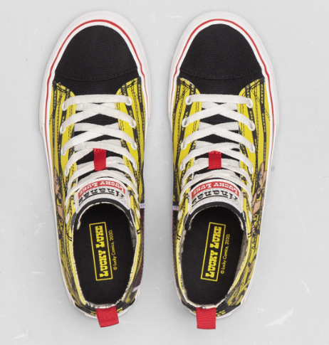 Giày Nam/ Nữ ANANAS X LUCKY LUKE PATTAS - HIGH TOP - DALTON YELLOW